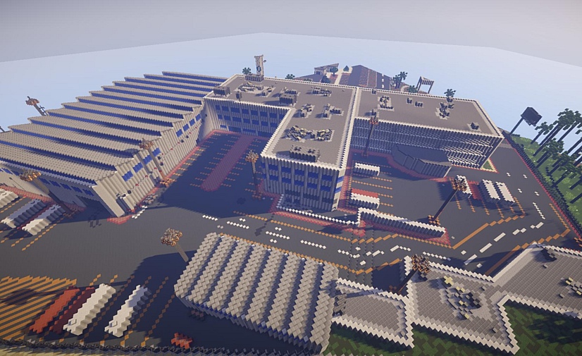 Grand Theft Auto 5: Los Santos 1:1 Scale Minecraft Map