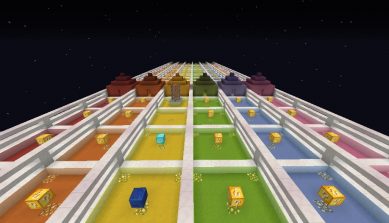 Lucky Block Races Map 1.12.2, 1.12 for Minecraft 