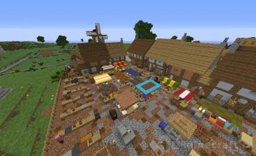 Download Medieval Castle And Town Map For Minecraft 1 12 2 For Free