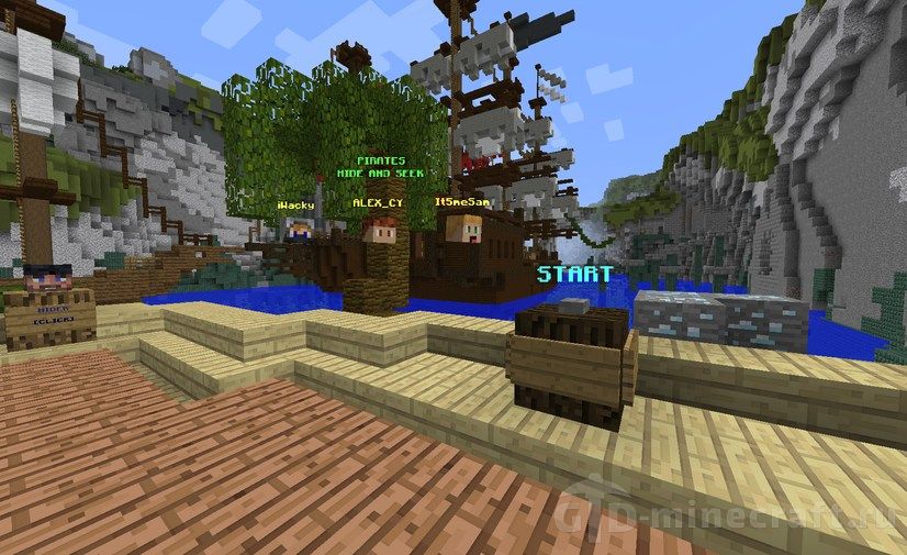 Pirates Hide and Seek Map 1.13.2 (Pirates of the Shipwreck)