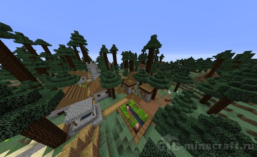 Super Taiga With A Village Seed For Minecraft 1 12 2 1 12 1 1 12