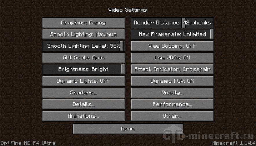 Optifine For Minecraft 1 16 5 1 15 2 1 14 4 1 14 1 13 2 1 12 2 1 11 2 1 10 2 1 9 4 1 8 9 1 7 10 Download For Free