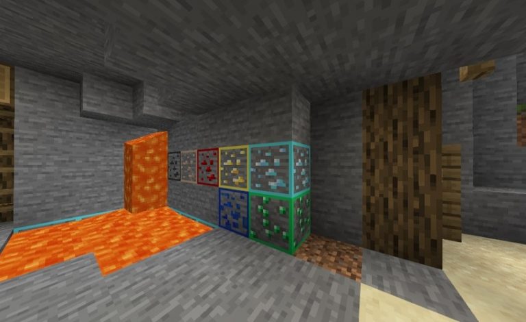 Download Ore Grids texture pack for Minecraft 1.17/1.16.5/1.15.2/1.14.4 ...
