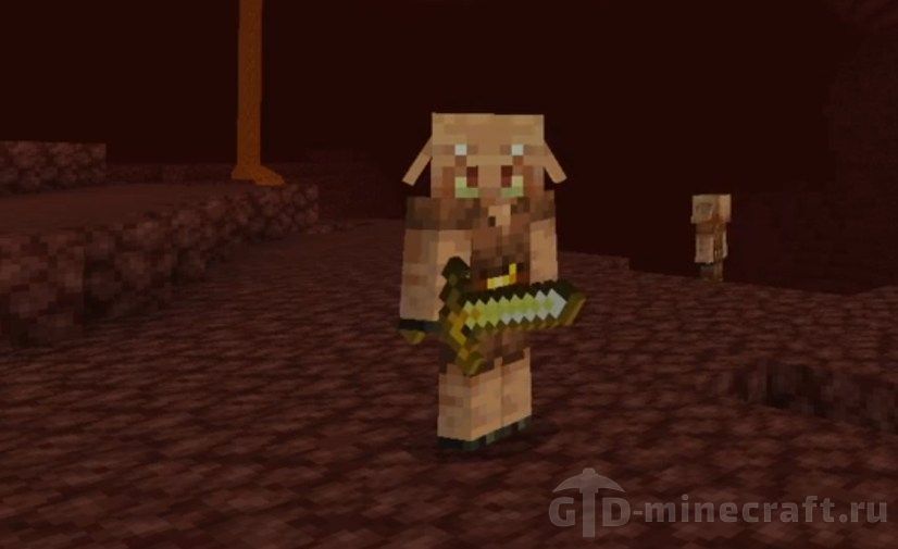 Nether Update - пиглин, новый житель Ада