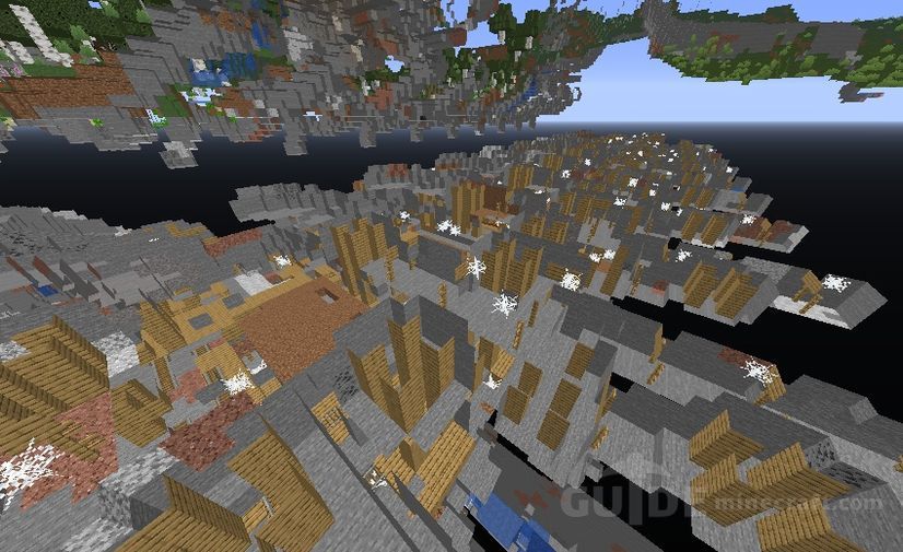 Four Villages And Infinite Mineshaft Seed For Minecraft 1 16 1 1 15 2 1 14 4