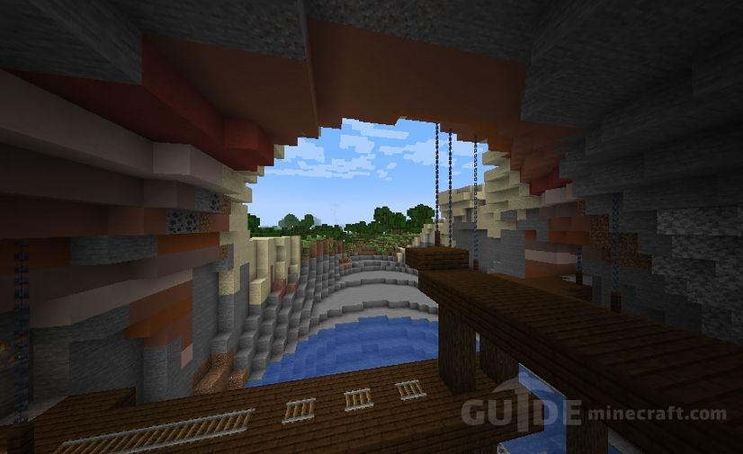 Large Cave With An Open Mineshaft Seed For Minecraft 1 18