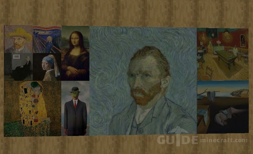 Download Famous Paintings Texturepack For Minecraft 1 19 2 1 18 2 1 17   Texture Famous Paintings 