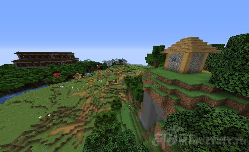 Mansion And Village Near The Jungle Seed For Minecraft 1 17 1 1 16 5 1 15 2 1 14 4